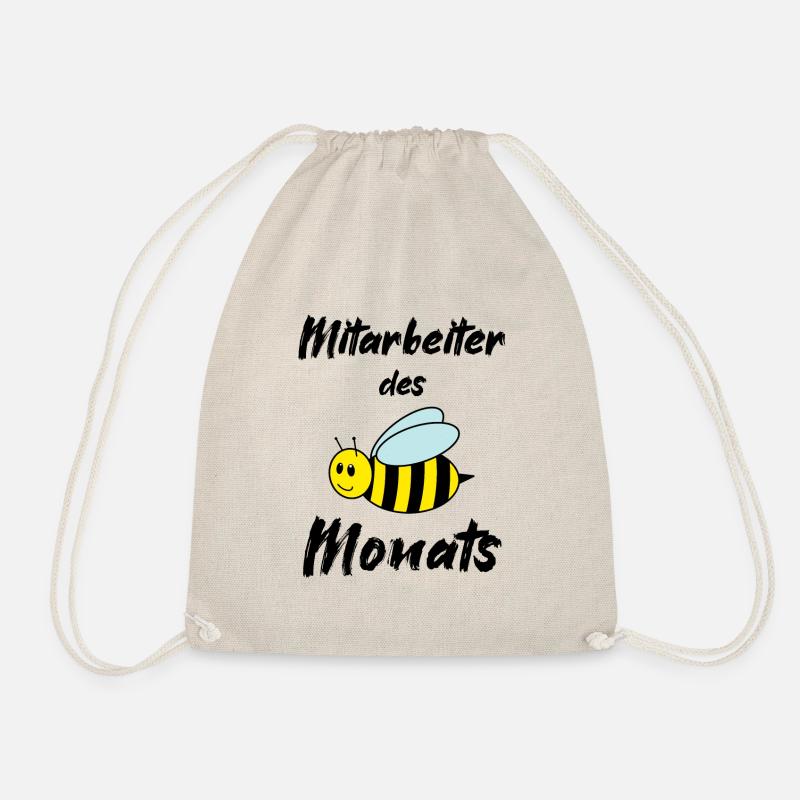 Biene - Mitarbeiter des Monats - Turnbeutel - Natur