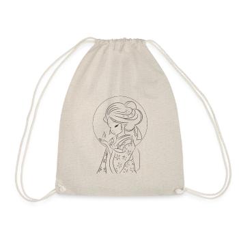 Illustration de geisha kawaii - Sac de sport léger - nature - Devant