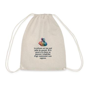 T-shirts Stoïcisme : L'inspiration à portée de soi - Sac de sport léger - nature - Devant