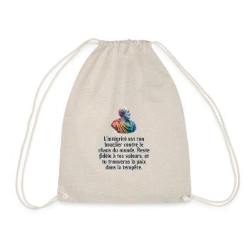 T-shirts Stoïcisme : L'inspiration à portée de soi - Sac de sport léger - nature - Devant