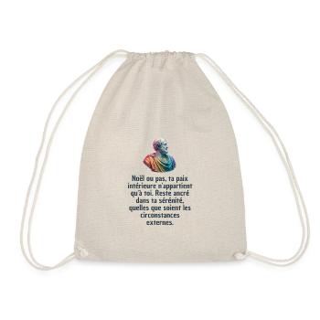 T-shirts Stoïcisme : L'inspiration à portée de soi - Sac de sport léger - nature - Devant