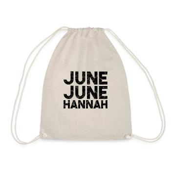 June June Hannah Shirt Captain Sandy Below Deck Ha - Drawstring Bag - nature - Front