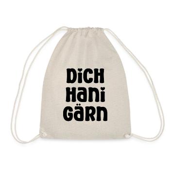 Dich hani gärn Gotti Schweiz Mami Grosi - Turnbeutel - Natur - Vorne