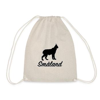 Småland Luchs Schweden Region Südschweden Umriss - Turnbeutel - Natur - Vorne