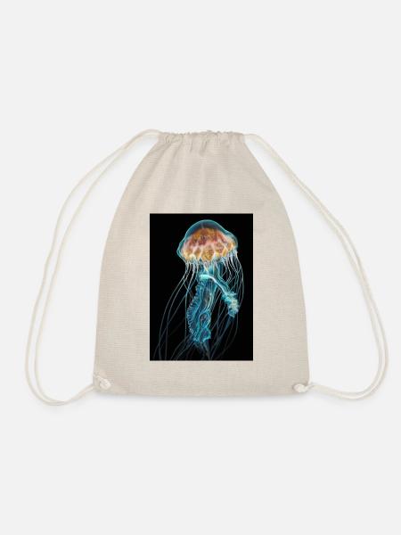 Mysterious jellyfish - Drawstring Bag - nature