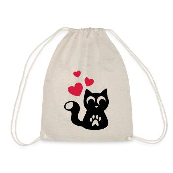 Mignon Chat Mignon - Cute adorable cat - Sac de sport léger - nature - Devant