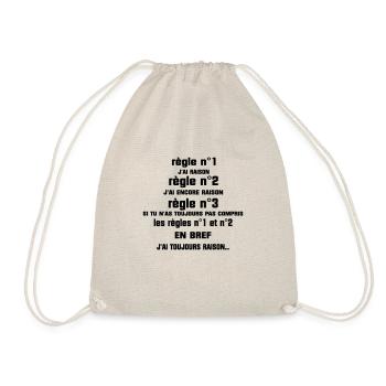 en bref J'AI TOUJOURS RAISON - Sac de sport léger - nature - Devant