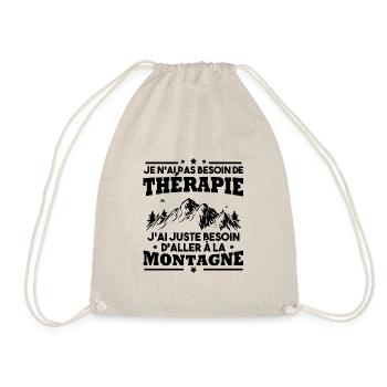 J'ai juste besoin d'aller à la montagne Humour - Sac de sport léger - nature - Devant