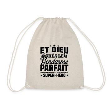 Et dieu créa le gendarme parfait - Sac de sport léger - nature - Devant