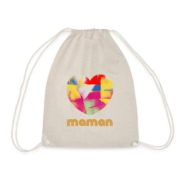 Maman - cadeau fête des mères - Sac de sport léger - nature - Devant