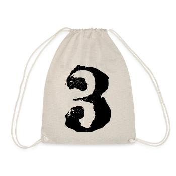 Maillot numéro 3 - Sac de sport léger - nature - Devant