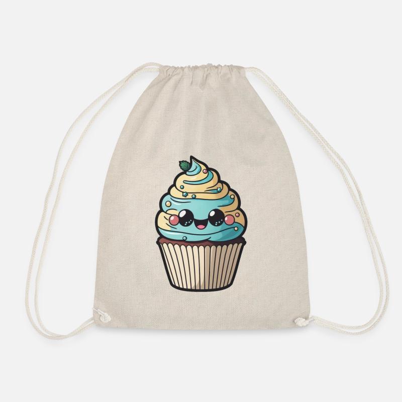 Cute Cupcake Muffin - Turnbeutel - Natur