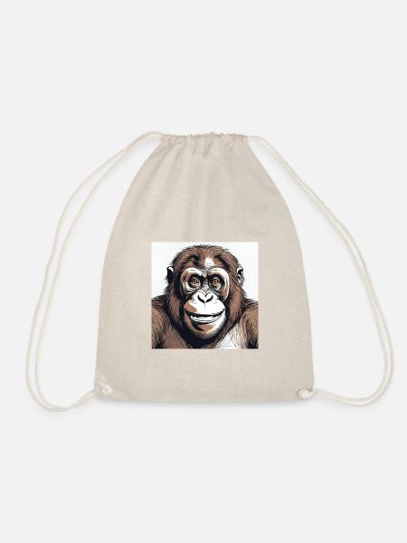 Orang Utan Affe - Turnbeutel - Natur