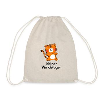 kleiner Windeltiger - Turnbeutel - Natur - Vorne