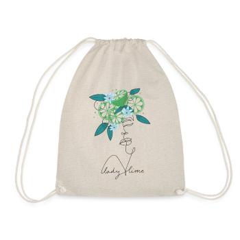 Lady Lime Lineart Design - Sac de sport léger - nature - Devant
