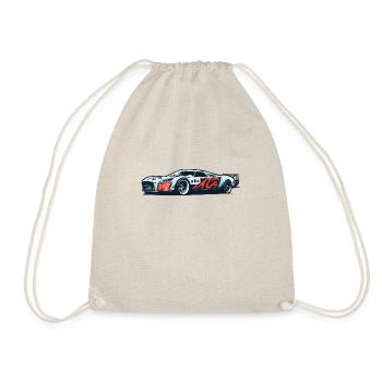 Babyblue Racecar - Turnbeutel - Natur - Vorne