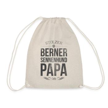 Stolzer Berner Sennenhund Papa - Turnbeutel - Natur - Vorne