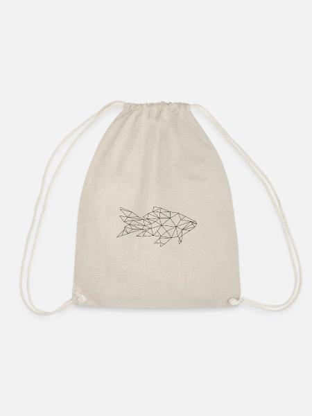 Fisch - Turnbeutel - Natur