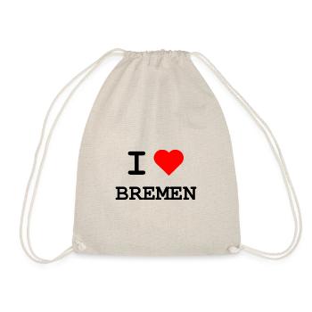 Ich liebe Bremen - J’aime Brême - Sac de sport léger - nature - Devant