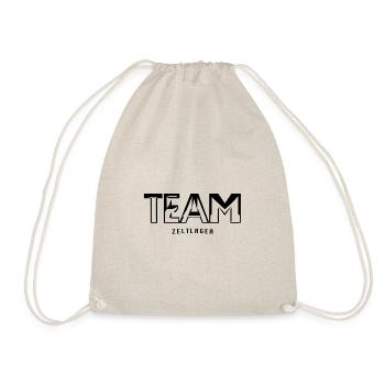 Team Zeltlager – Original für echte Outdoor-Fans - Turnbeutel - Natur - Vorne