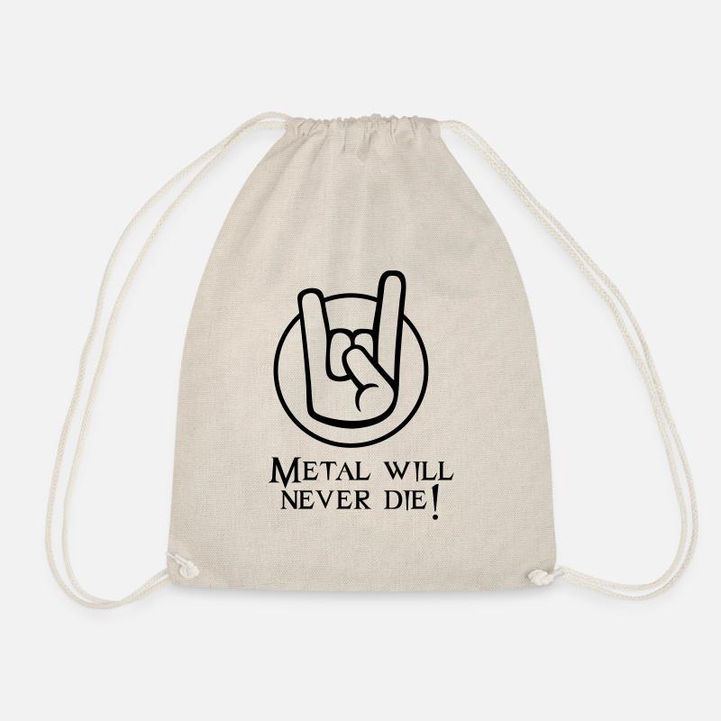 Metal will never die - Turnbeutel - Natur