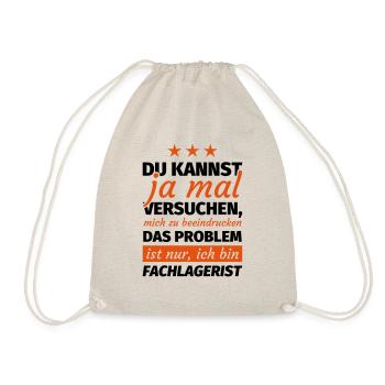 Fachlagerist Lagerist - Turnbeutel - Natur - Vorne