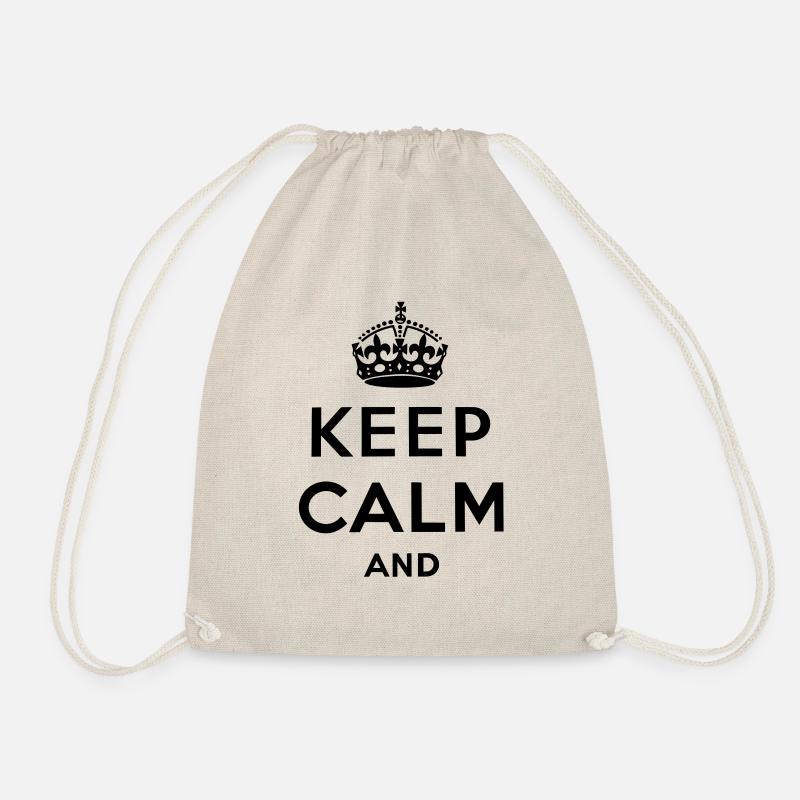 Keep calm and ... - Turnbeutel - Natur