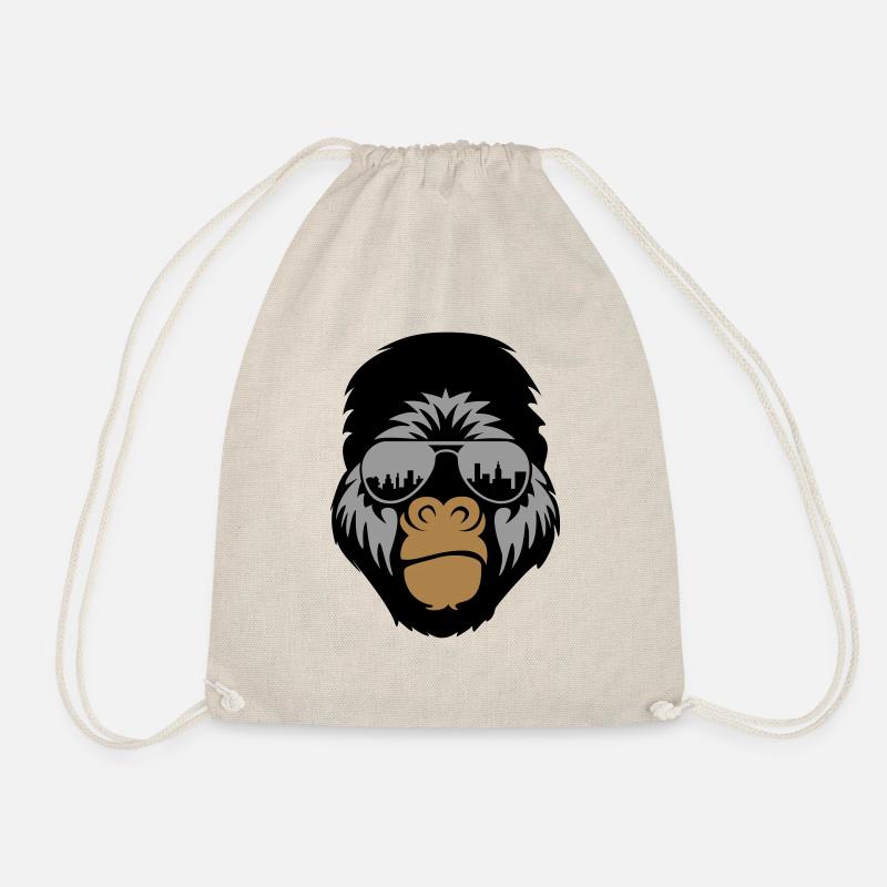 City gorilla - Drawstring Bag - nature