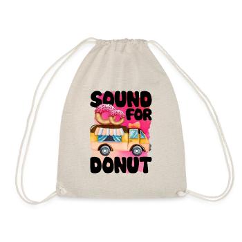 Ton für Donut - Turnbeutel - Natur - Vorne