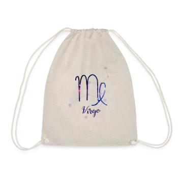 Virgo Horoscope Geometric - Drawstring Bag - nature - Front