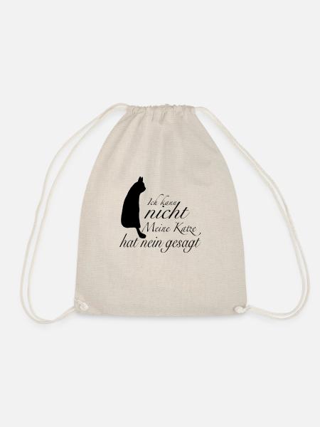 Meine Katze hat nein gesagt - Turnbeutel - Natur
