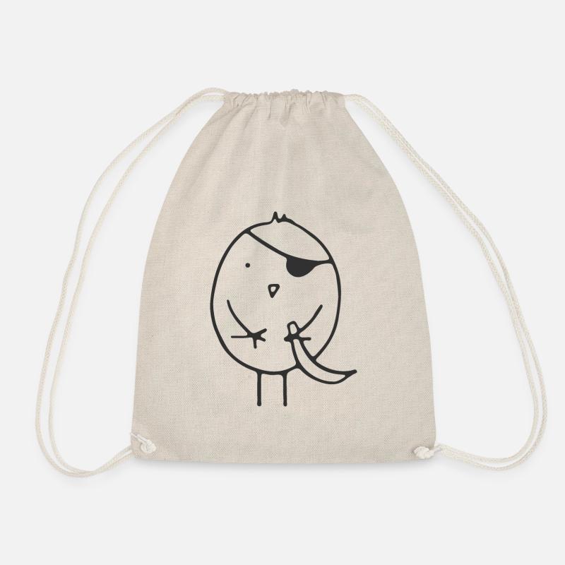 pirate - Drawstring Bag - nature