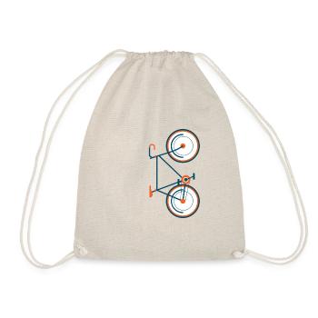 Cycling Ride Bike - Drawstring Bag - nature - Front