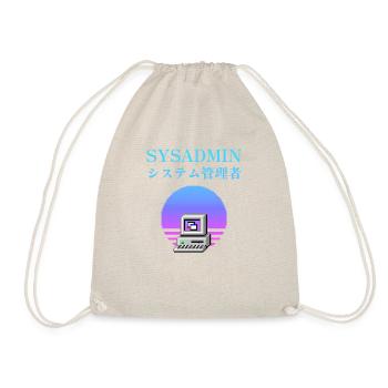Sysadmin-| システム管理者 | Dampfwelle - Turnbeutel - Natur - Vorne
