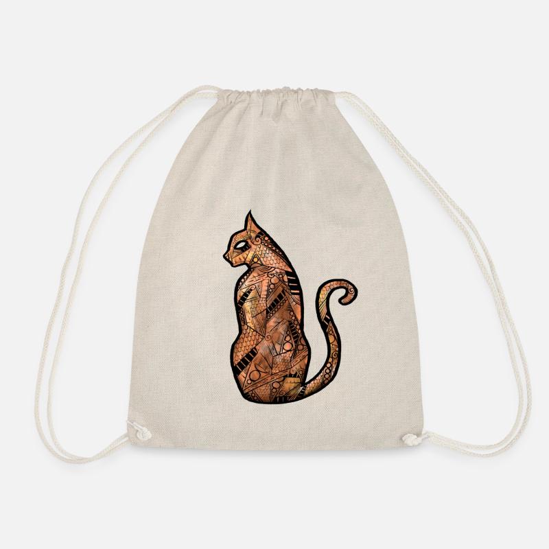 Katze - Turnbeutel - Natur