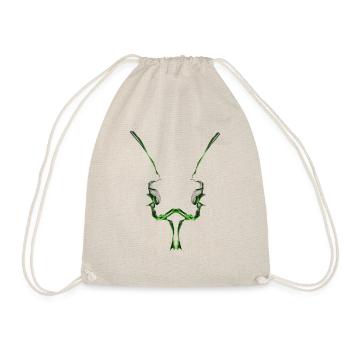Insect head - Drawstring Bag - nature - Front