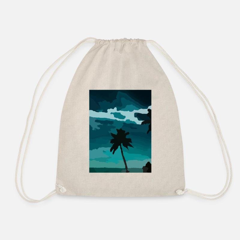 palm - Turnbeutel - Natur