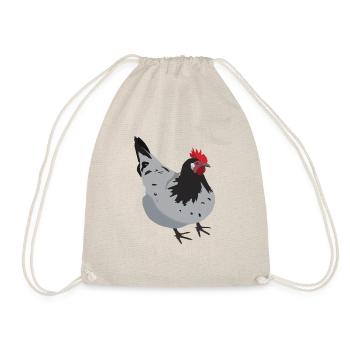Huhn - Turnbeutel - Natur - Vorne