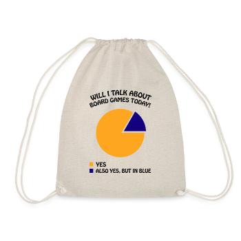 Boardgame Chess Backgammon Game Night - Drawstring Bag - nature - Front