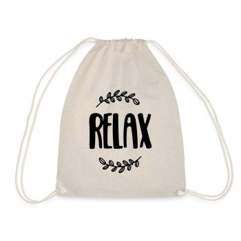 relax - Drawstring Bag - nature - Front