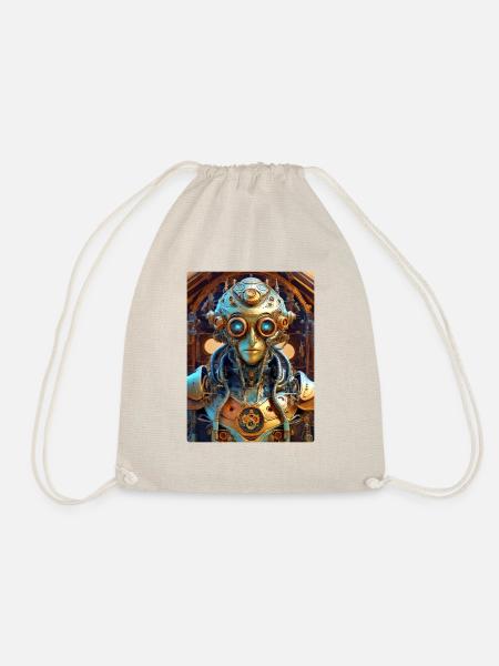 Steampunk Alien 1.8 - Turnbeutel - Natur