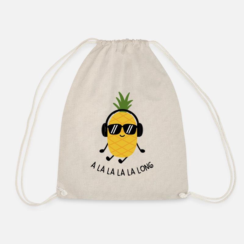 coole ananas - Turnbeutel - Natur