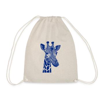 Pop Art Giraffe - Drawstring Bag - nature - Front