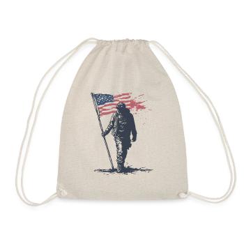 Patriot Flag Tribute – Freiheit & Stolz - Turnbeutel - Natur - Vorne