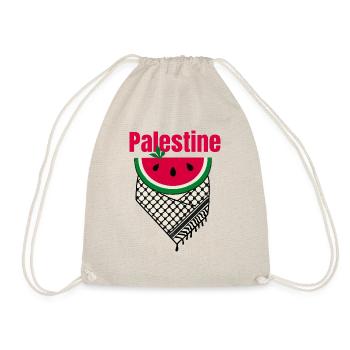 Palestine Résistance Pastèque Keffieh Racines Art - Sac de sport léger - nature - Devant