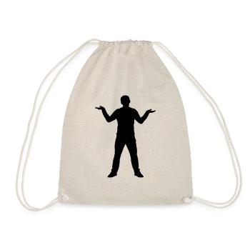 Man - Stupidity - Drawstring Bag - nature - Front