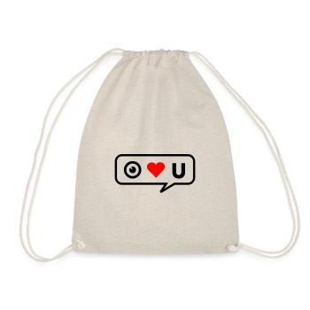 Eye love you - Sac de sport léger - nature - Devant