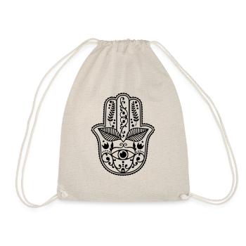 Hand of Fatima - Drawstring Bag - nature - Front