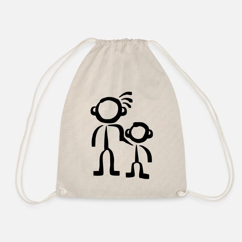 Father Son Friends Brothers Siblings - Love - Drawstring Bag - nature