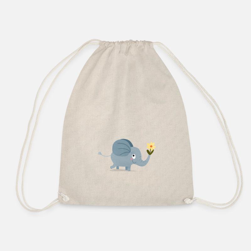Éléphant mignon - Sac de sport léger - nature